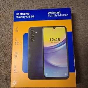 Samsung Galaxy A15 5G - Black Walmart Family Moble (A Verizon Service )